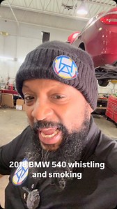 4.4K views · 244 reactions | Bmw 640 whistling noise from engine and smoking out the tailpipe. The breather system is integrated with the valve cover so a valve cover replacement is needed. | Harris Automotive | Facebook