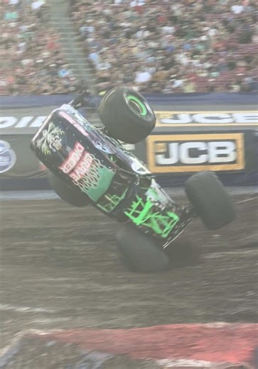 Epic Save by Grave Digger at Monster Jam!