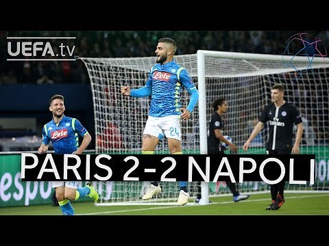 PARIS 2-2 NAPOLI #UCL HIGHLIGHTS