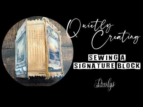 Sewing a Signature Block