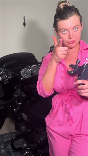 Loving my new motorcycle phone mount #motorcyclephonemount #harley #barbie ✨💕