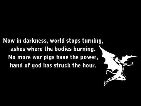 Black Sabbath - War Pigs [Lyrics] HQ