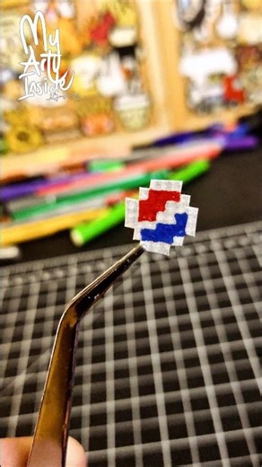 Pepsi Logo Pixel Art – Refreshing Retro Design! 🥤🎨