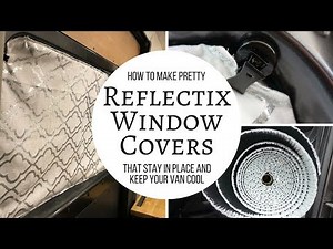 Making Reflectix Window Covers