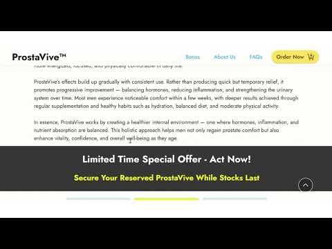 ProstaVive Reviews – The Truth No One Tells You About This Prostate Supplement!