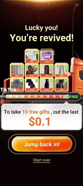 Shein Code on TikTok