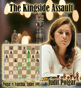 The Kingside Assault // Judit Polgar vs vassily Ivanchuk, Amber 1995 #gmgchess #juditpolgar #vassilyivanchuk | GMG Chess