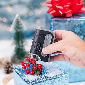 Кишеньковий мікроскоп Carson MicroBrite Plus 60x-120x LED Lighted Zoom з системою асферичних лінз   скло, ціна: 680 ₴, купити на Prom.ua