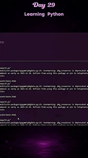 Day 29 🔥 of Learning Python 🐍 | Built a Plane Game with Pygame 🎮 #shorts #python