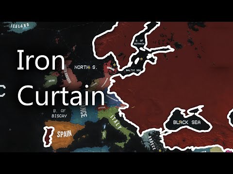 MASSIVE Iron Curtain in Victoria 3 Cold War Project