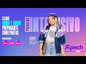 Prepara la PAES en el segundo semestre con el Programa Intensivo de Cpech - Material actualizado