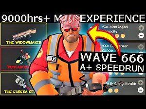 WAVE 666 A+ SPEEDRUN 🔸9000+ Hours MvM Experience (TF2 Gameplay)