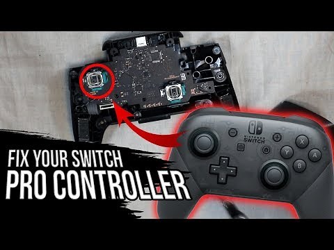 How To Fix Broken Defective Left Analog Stick - Nintendo Switch Pro Controller