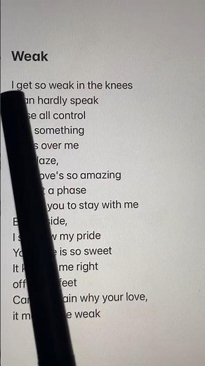 Weak - SWV (Lyrics) in Karaoke | Sujal Khadgi🖤