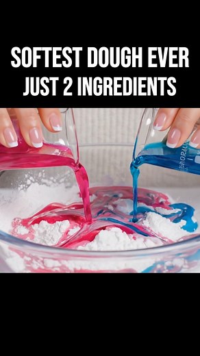 2 Ingredient Softest Playdough This simple dough is silky, squishy, and fun to mold — no cooking, no fuss, and ready in minutes! You’ll Need 1 cup cornstarch (cornflour) ½ cup hair conditioner (any inexpensive, thick, and creamy one — choose a nice scent or color) (Optional: food coloring or a few drops of essential oil for color and scent) Instructions 1. Mix the Ingredients In a medium bowl, add 1 cup of cornstarch. Slowly pour in ½ cup of hair conditioner while stirring with a spoon or your h