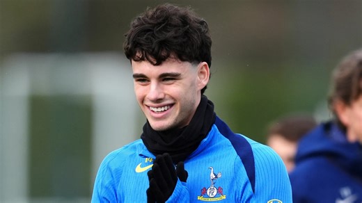 Archie Gray ready to shift tag of Tottenham's Phil Neville as he faces Forest