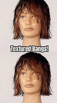 Textured Bangs - Bob Haircut Tutorial Pro Tips