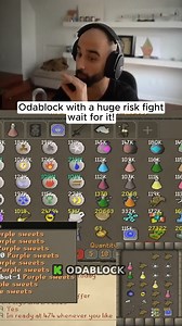 Huge risk fight! #osrs #RuneScape #Odablock | Odablock