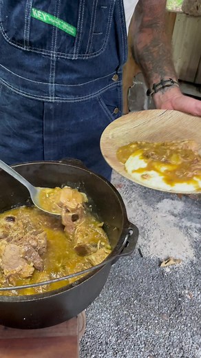 Delicious Outdoor Cooking: Pork Roast & Cream Potatoes Recipe