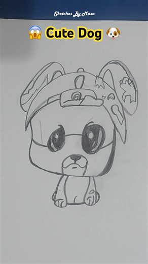How to Draw a Cute Dog 🐶 #trending #viral #shorts