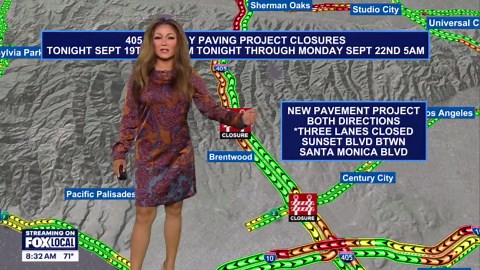 405 Freeway closures again this weekend