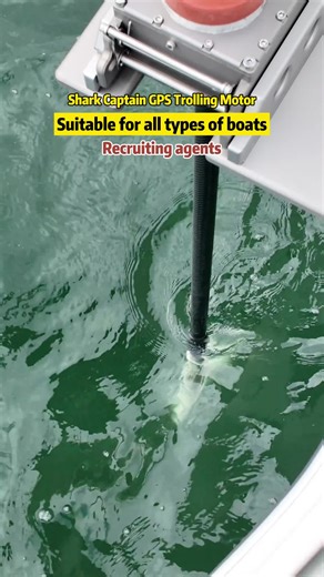 Professional captains trust Shark Captain trolling motor to handle strong current and wind offshore. #SharkCaptain #TrollingMotor #FishingLife #OffshoreBoat