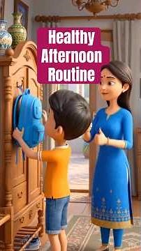 Summer Vacation |Kids Healthy Afternoon Routine| Healthy Lunch| Good habits| Healthy Habits| Camp