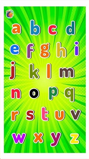 abcdefghijklmnopqrstuvwxyz small letters song #kidslearning #abcd