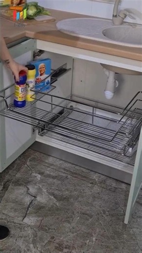 MAXIMIZE YOUR SPACE | Kitchen Under Sink Cabinet Storage Ideas #kitchenorganization #kitchenstorage