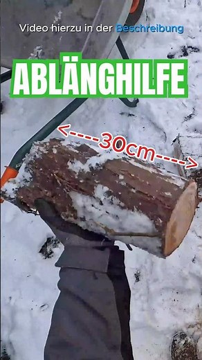 Ablänghilfe selber basteln #diy #motorsäge #kettensäge #brennholz #diyprojekt
