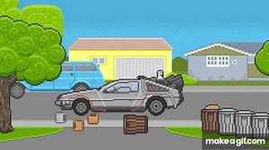 Back to the future 8-bit 2 on Make a GIF