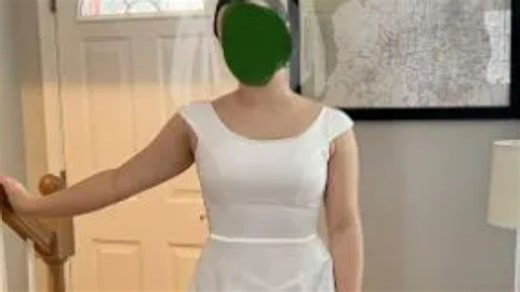 I wanted a cheap wedding & found my dream gown in a charity shop for £13