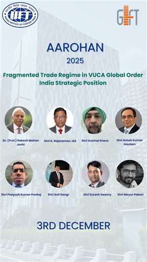 IIFT_Official on Instagram: "🚀 𝐈𝐈𝐅𝐓 𝐆𝐈𝐅𝐓 𝐂𝐢𝐭𝐲 – 𝐬𝐭𝐫𝐞𝐧𝐠𝐭𝐡𝐞𝐧𝐢𝐧𝐠 𝐈𝐧𝐝𝐢𝐚’𝐬 𝐠𝐥𝐨𝐛𝐚𝐥 𝐭𝐫𝐚𝐝𝐞 𝐟𝐮𝐭𝐮𝐫𝐞 🇮🇳🌍 Glimpse of IIFT’s growing presence at GIFT City, India’s emerging international financial hub. The ecosystem offers unparalleled exposure to international finance, global markets, and a dynamic environment for innovation and learning. IIFT, GIFT City is also holding a brief interaction with industry leaders tomorrow — further deepening collaboration an