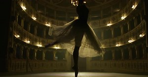 Female Dancer in Ballet Show