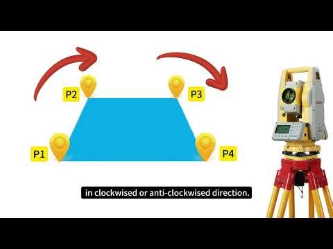How to calculate the area and perimeter with SOUTH N6+ | Area calculation by Total Station |
