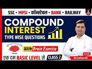 COMPOUND INTEREST | Compound Interest By Aditya Patel | Ci by Aditya Sir | Compound Interest Tricks