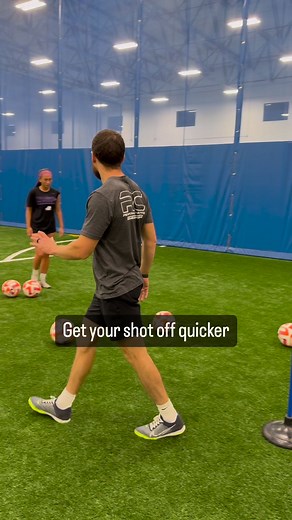 201K views · 1.8K reactions | The best players only need an inch, a yard, a half a second. Shooting drill with a heavy focus on release time. #soccer #football #soccertraining #soccerdrills #rcperformancetraining | RC Performance Training | Facebook