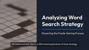 Word Search Strategy Analysis
