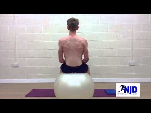 Shoulder blade posture (Scapula Setting)