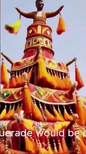 Ijele's Grand Entrance: A Symbol of Unity and Authority. #nationalheritage