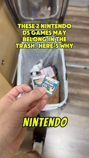 3.4K views · 821 reactions | These 2 Nintendo DS games belong in the TRASH. Here’s how to tell if your Nintendo DS video games are authentic or reproductions. Reproductions have their time and place, but not if you want the game for a long time. Shop authentic Nintendo DS games at our Los Angeles video game store or online! | ButtonDelight | Facebook
