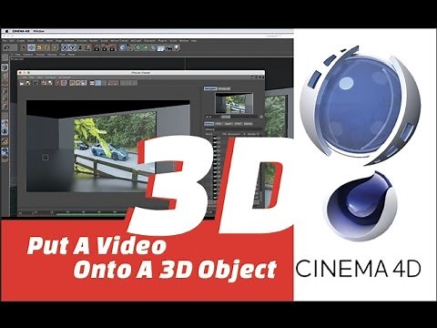 Adding a video into a 3D Object | C4d Tutorial