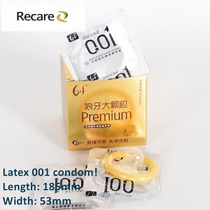 [Hot Item] Condoms for Men Latex 001 Ultra Thin Condom Water Base Lubricant Condoms OEM Service Condom