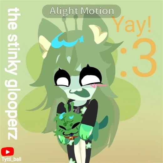 mini alien and alien dog #roblox #ibispaintx #eattheworld #alightmotion #alien #dog