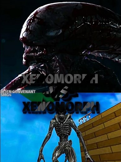 Xenomorph vs Xenomorph #alien #convenant #smg4 #wisedit