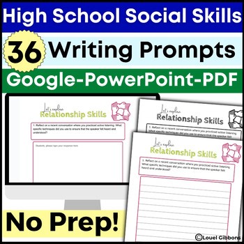Conflict Resolution Social Skills Worksheets Activities Writing Prompts SEL