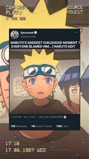 Naruto’s Saddest Childhood Moment 💔