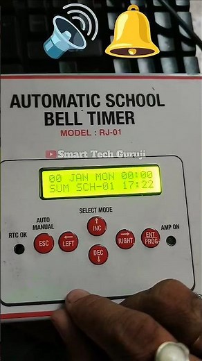 🧠 Smart Timer Bell Setup – School Bell Banegi Automatic!#shorts #schoolbell #techshorts