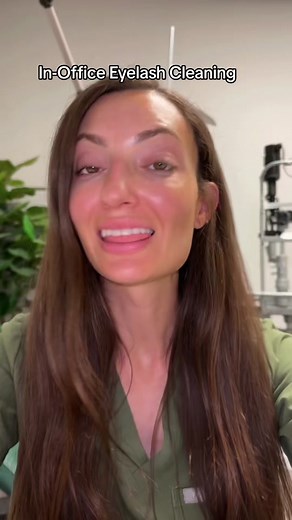 In office Zest treatment! Removing biofilm from your lashes can help improve inflammation, irritation, dryness, redness, frequent styes, itching and overall appearance of your eyes. Posted with patient permission #zest #zocular #blepharitis #blepharitistreatment #blepharitischeck #blepharitiseye #greenscreenvideo