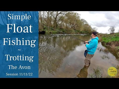 River Float Fishing - Simple Fishing - Lovely Session Trotting The Avon - 11/11/22 (Video 360)